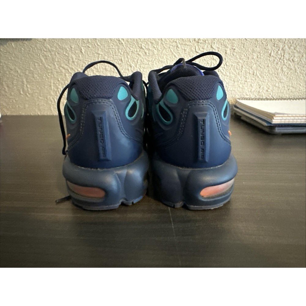 Nike Air Max Plus Drift Men's 8.5 Blue Teal Orange Tn Sneakers FD4290-400 - Picture 4 of 10